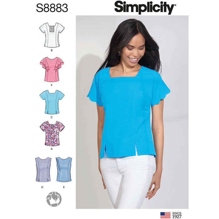 Simplicity 8883 Misses' Tops Pattern from Jaycotts Sewing Supplies