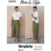 Simplicity 8889 Misses' Shirt and Wide Leg Pants from Jaycotts Sewing Supplies