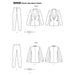 Simplicity Pattern  8899 Tuxedo-style jackets from Jaycotts Sewing Supplies