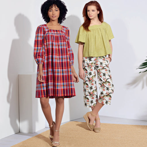 Simplicity Sewing Pattern S8926 Dress, Tops and Pants from Jaycotts Sewing Supplies