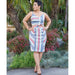 Simplicity 8927 Mimi G close-fitting tie-front crop top, from Jaycotts Sewing Supplies