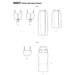 Simplicity 8927 Mimi G close-fitting tie-front crop top, from Jaycotts Sewing Supplies