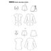 Simplicity Pattern  8932 1940s vintage bikini top with straps from Jaycotts Sewing Supplies