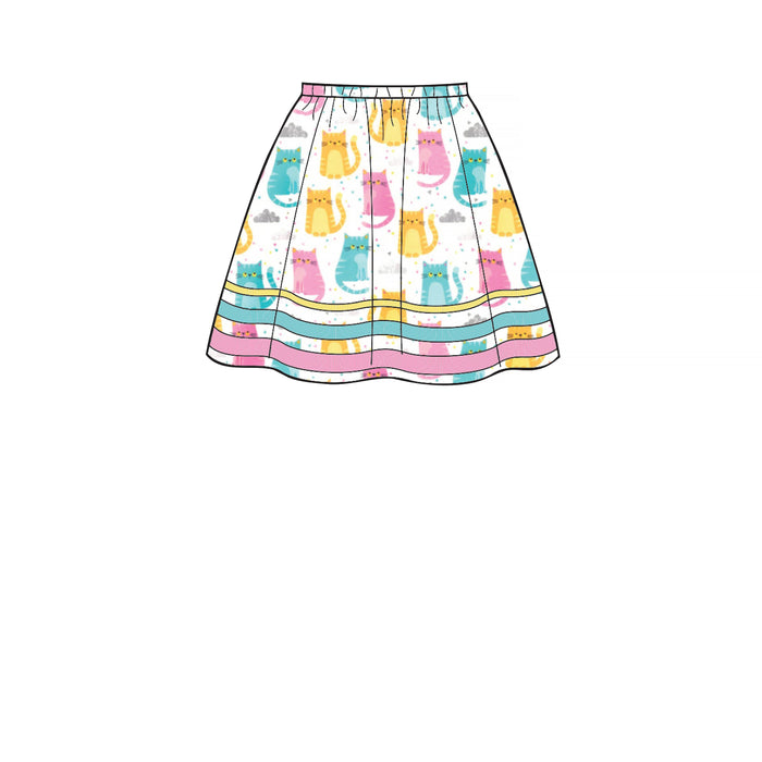 Simplicity Sewing Pattern 8961 Girls', and Dolls' Skirts from Jaycotts Sewing Supplies