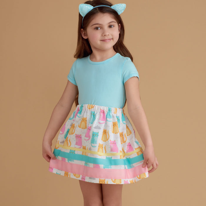 Simplicity Sewing Pattern 8961 Girls', and Dolls' Skirts from Jaycotts Sewing Supplies