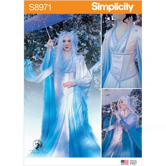 Simplicity 8971 Fantasy Costume Pattern | Ice Queen from Jaycotts Sewing Supplies