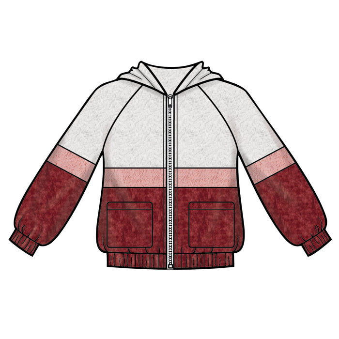 Simplicity Sewing Pattern 8999 Girls' Knit Hooded Jacket from Jaycotts Sewing Supplies