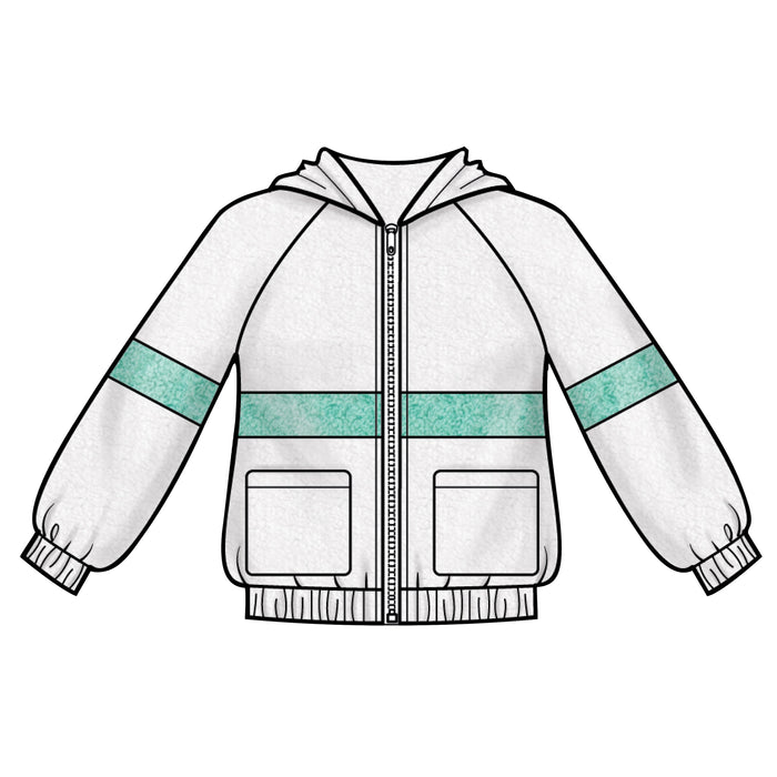 Simplicity Sewing Pattern 8999 Girls' Knit Hooded Jacket from Jaycotts Sewing Supplies