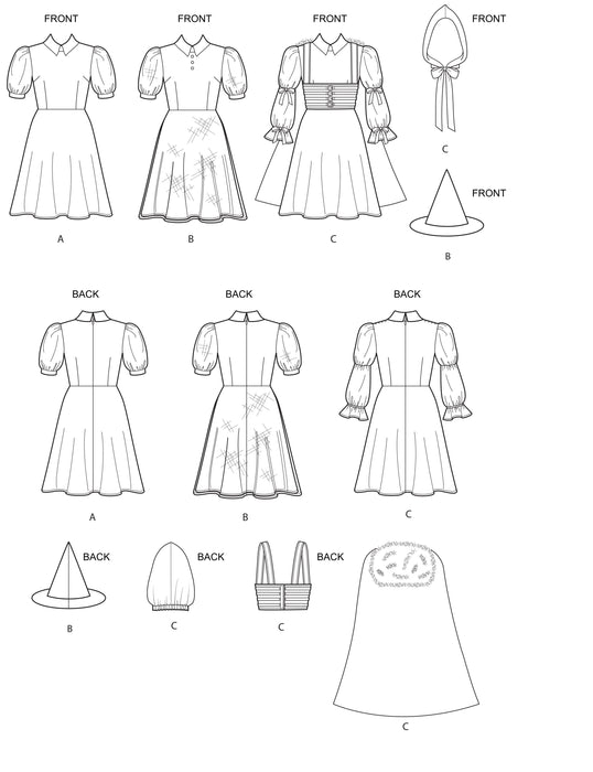 Simplicity 9006 Misses' Halloween Costumes Pattern from Jaycotts Sewing Supplies