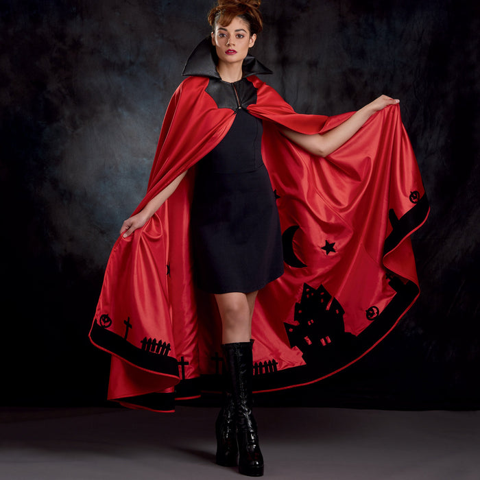 Simplicity 9008 Misses' Halloween Cape Costumes Pattern from Jaycotts Sewing Supplies