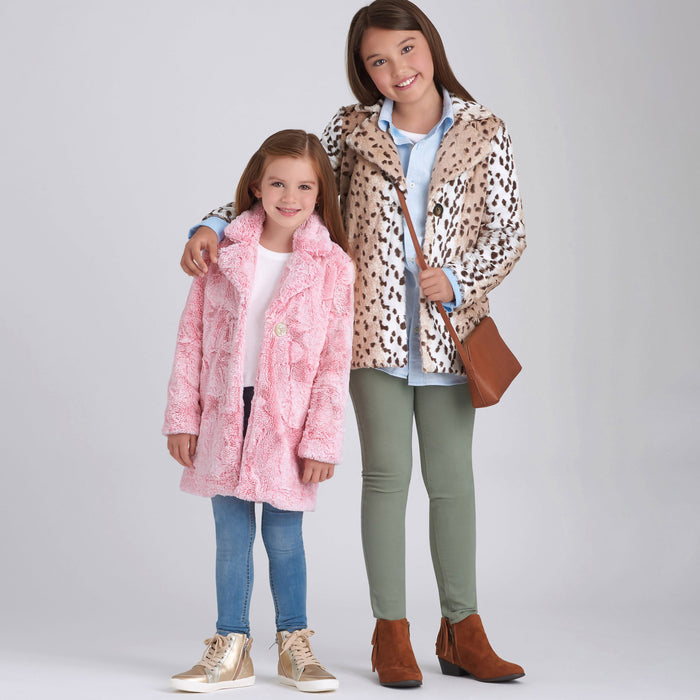 Simplicity Sewing Pattern 9027 Girls' Lined Coat from Jaycotts Sewing Supplies