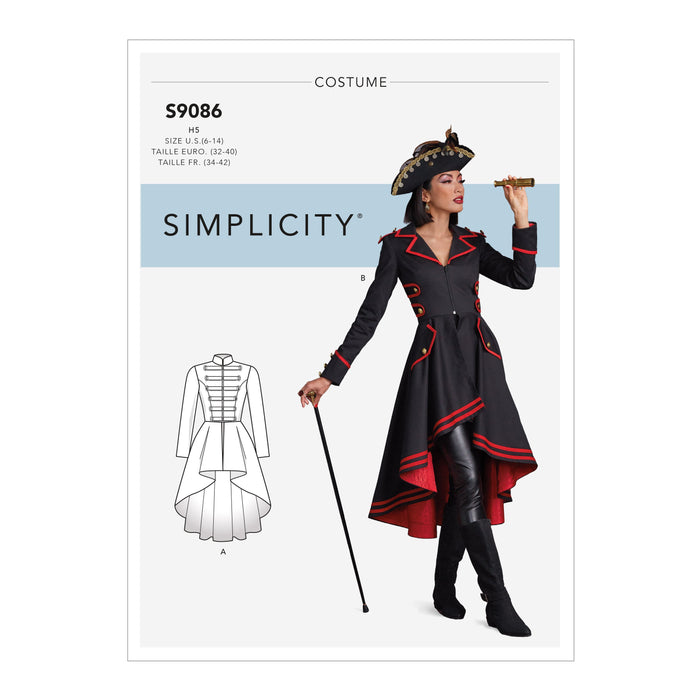 Simplicity Sewing Pattern S9086 Steampunk Costume Coats from Jaycotts Sewing Supplies