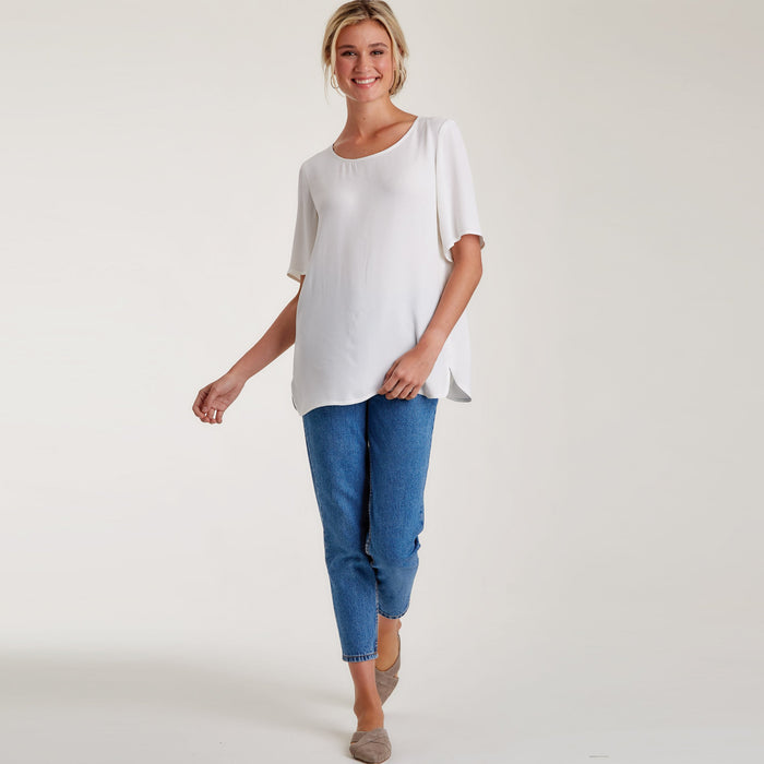 Simplicity Sewing Pattern S9107  Tops With Sleeve and Length Variation from Jaycotts Sewing Supplies