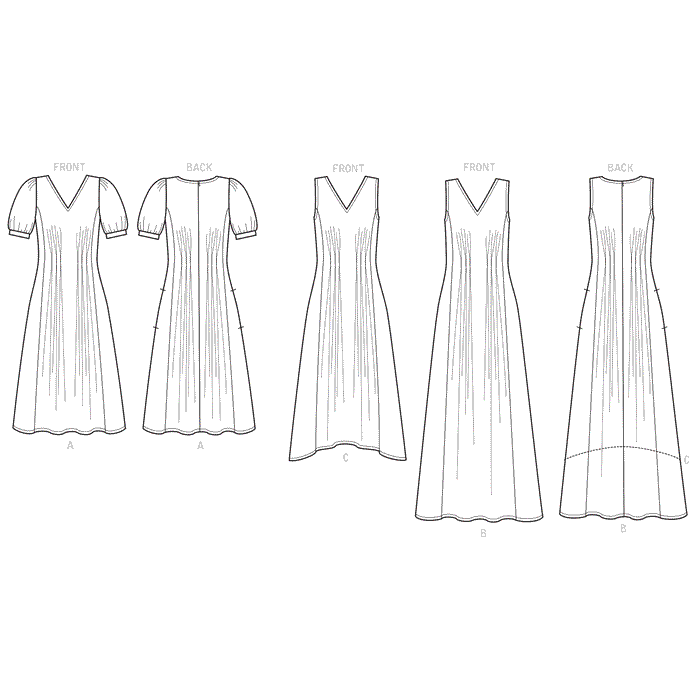 Simplicity Sewing Pattern S9134  Released Pleat Dress from Jaycotts Sewing Supplies