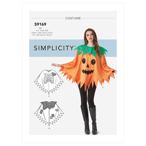 Simplicity 9169 Misses' Pumpkin Poncho Costumes from Jaycotts Sewing Supplies