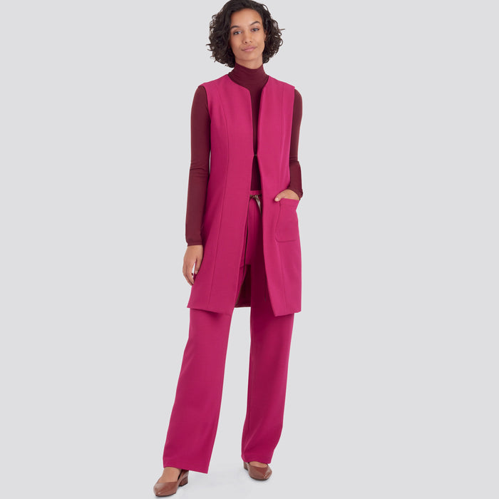 Simplicity 9184 Misses' and Women's Waiscoat and Trousers Sewing Pattern from Jaycotts Sewing Supplies
