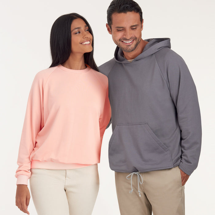 Simplicity Sewing Pattern 9240 Unisex Hoodies from Jaycotts Sewing Supplies