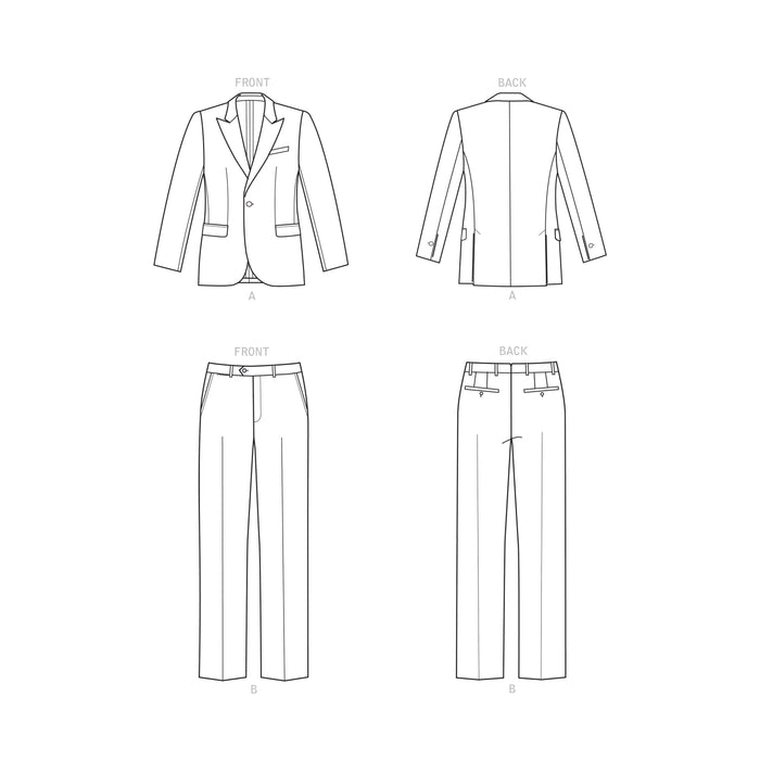 Simplicity Sewing Pattern 9241 Men's Suit from Jaycotts Sewing Supplies