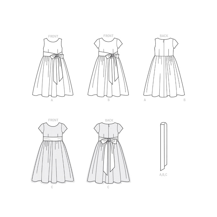 Simplicity Sewing Pattern 9246 Girls' Bridesmaids Dresses from Jaycotts Sewing Supplies