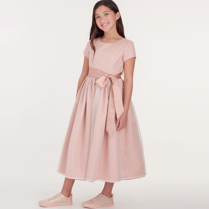 Simplicity Sewing Pattern 9246 Girls' Bridesmaids Dresses from Jaycotts Sewing Supplies