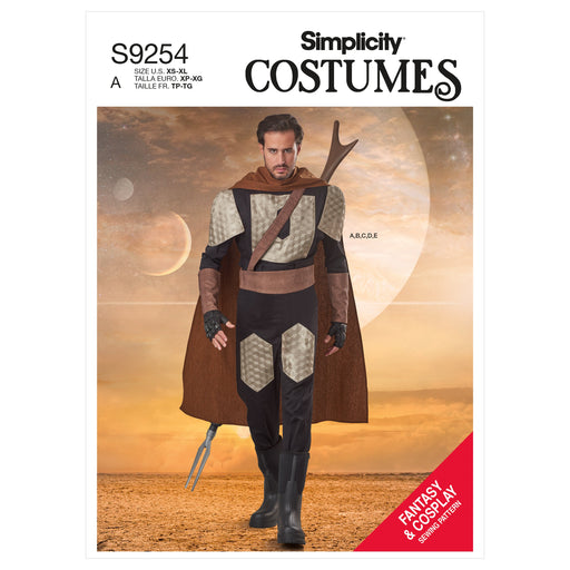 Simplicity Sewing Pattern 9254 Men's Costume from Jaycotts Sewing Supplies