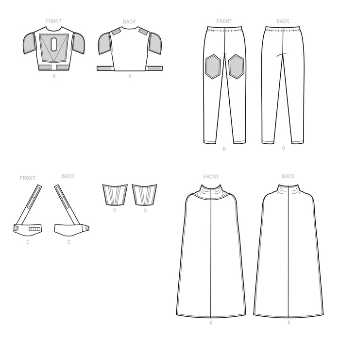 Simplicity Sewing Pattern 9254 Men's Costume from Jaycotts Sewing Supplies
