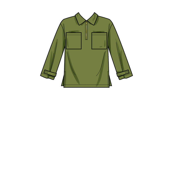 Simplicity Sewing Pattern 9278 Unisex Tops, Trousers and Neckpiece from Jaycotts Sewing Supplies