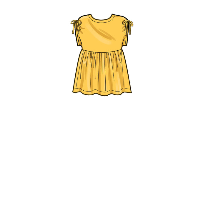 Simplicity Sewing Pattern 9280 Children's Dresses, Top and Leggings from Jaycotts Sewing Supplies