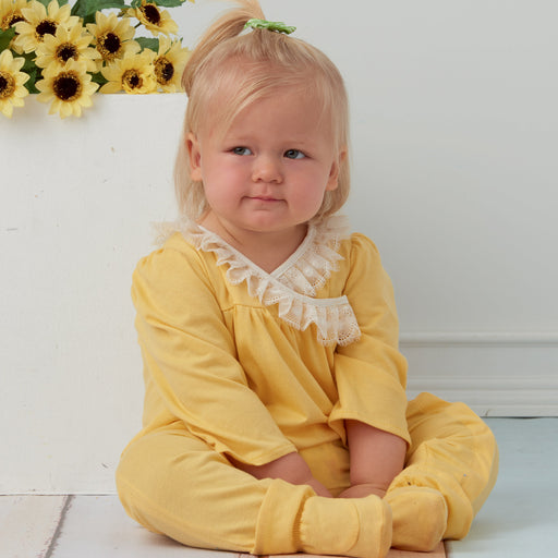 Simplicity Sewing Pattern 9283 Infants' Knit Gathered Gown and Jumpsuit from Jaycotts Sewing Supplies