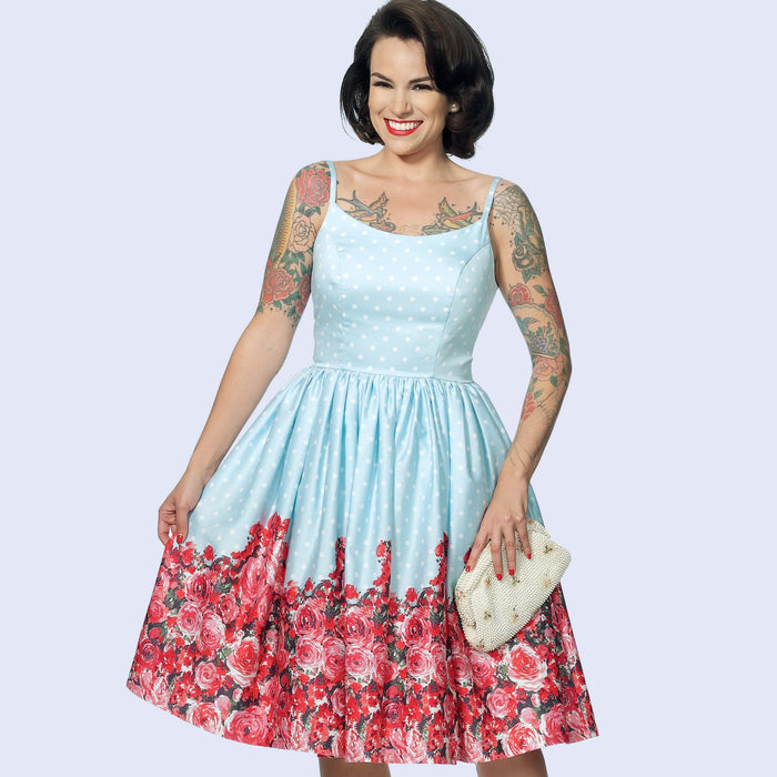 Simplicity 1950's Sewing Pattern 9291 Princess Seam Dresses from Jaycotts Sewing Supplies