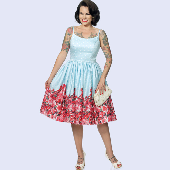 Simplicity 1950's Sewing Pattern 9291 Princess Seam Dresses from Jaycotts Sewing Supplies