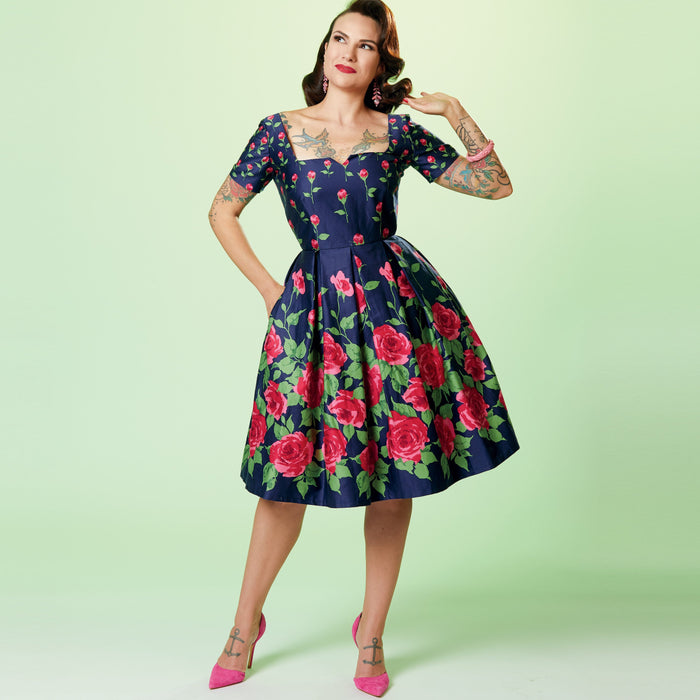 Simplicity 1950's Sewing Pattern 9294 Vintage Dress from Jaycotts Sewing Supplies