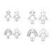 Simplicity Sewing Pattern 9306 Plush Bears and Bunnies in Two Sizes from Jaycotts Sewing Supplies