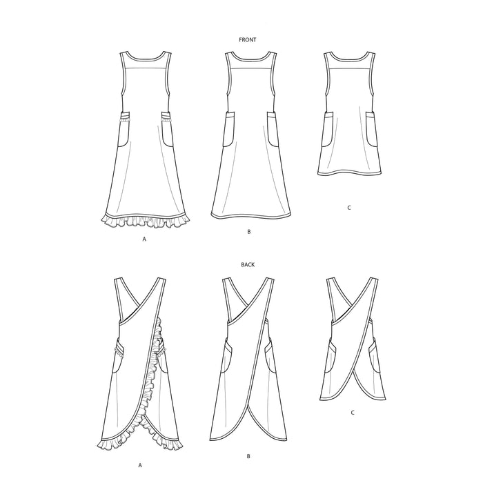 Simplicity Sewing Pattern 9312 Aprons from Jaycotts Sewing Supplies