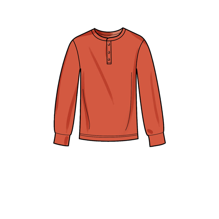 Simplicity Sewing Pattern S9315 Men's Knit Tops and Pants from Jaycotts Sewing Supplies