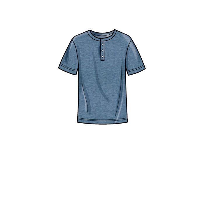 Simplicity Sewing Pattern S9315 Men's Knit Tops and Pants from Jaycotts Sewing Supplies