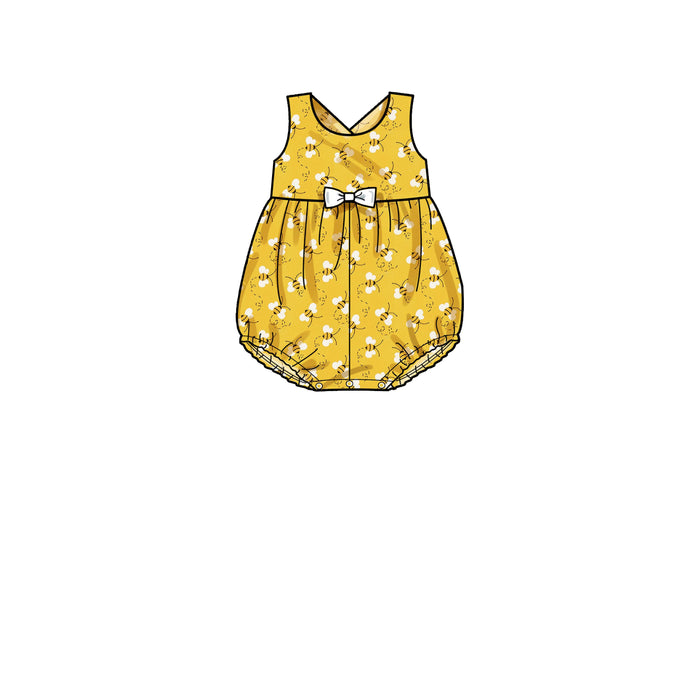 Simplicity Sewing Pattern S9319 Toddlers' Top, Dresses, Rompers from Jaycotts Sewing Supplies