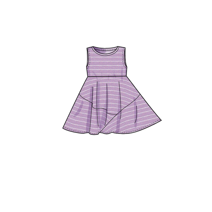 Simplicity Sewing Pattern S9322 Children's and Girls' Pullover Dresses from Jaycotts Sewing Supplies