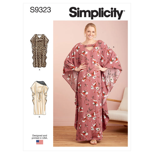 Simplicity Sewing Pattern S9323 Misses' Caftans from Jaycotts Sewing Supplies