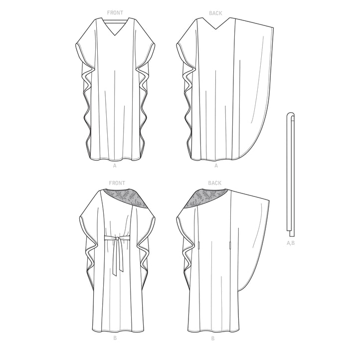 Simplicity Sewing Pattern S9323 Misses' Caftans from Jaycotts Sewing Supplies