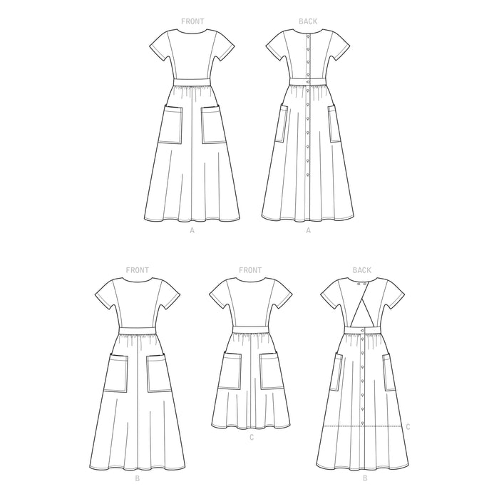 Simplicity Sewing Pattern S9324 Misses' Dresses from Jaycotts Sewing Supplies