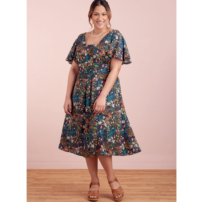 Simplicity Sewing Pattern S9325 Misses' and Women's Dress with Length Variations from Jaycotts Sewing Supplies