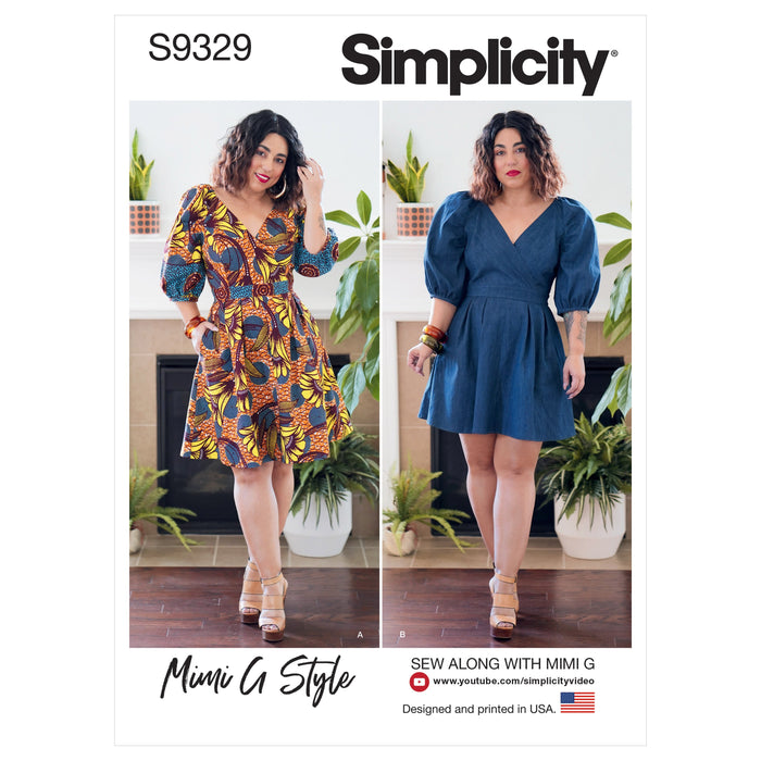 Simplicity Sewing Pattern S9329 Misses' Dress in Two Lengths from Jaycotts Sewing Supplies