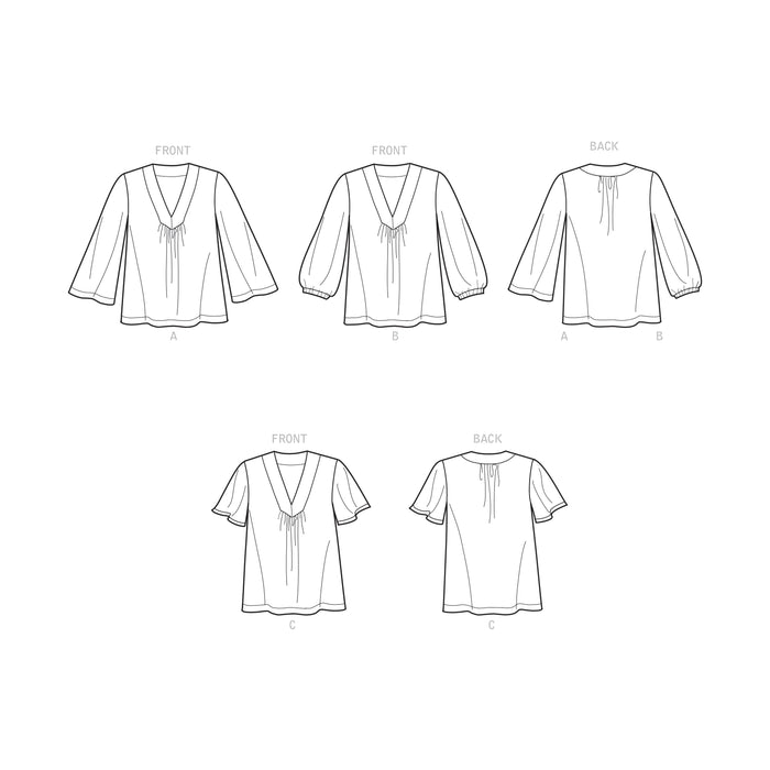 Simplicity Sewing Pattern S9333 Misses' Top with Sleeve Variations from Jaycotts Sewing Supplies