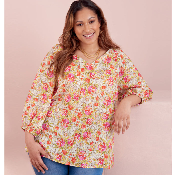 Simplicity Sewing Pattern S9334 Misses' and Women's Tops from Jaycotts Sewing Supplies