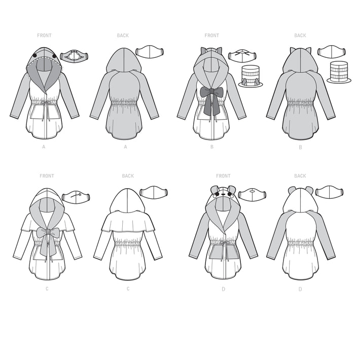 Simplicity Sewing Pattern 9354 Misses' Jacket Costume with Masks and Hat from Jaycotts Sewing Supplies