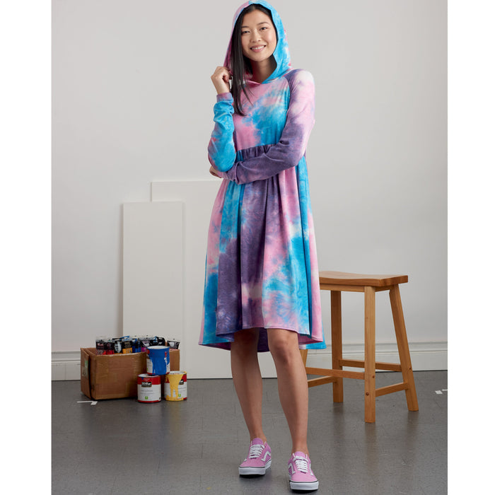 Simplicity Sewing Pattern 9380 Misses' Sweatshirt Dresses from Jaycotts Sewing Supplies