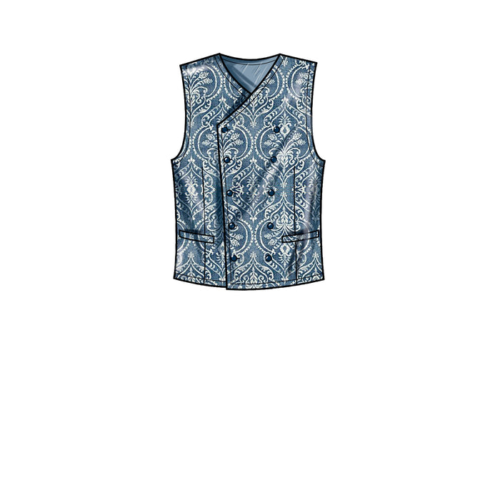 Simplicity Sewing Pattern 9457 Men's Waistcoats from Jaycotts Sewing Supplies
