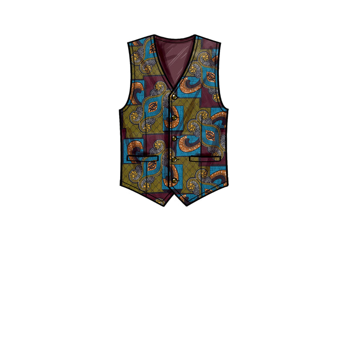 Simplicity Sewing Pattern 9457 Men's Waistcoats from Jaycotts Sewing Supplies