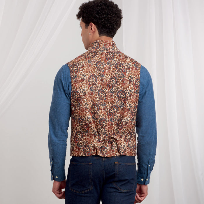 Simplicity Sewing Pattern 9457 Men's Waistcoats from Jaycotts Sewing Supplies